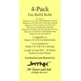 thumbnail image 4 of Lot de 4 Rouleaux de Recharge de Film LUX3CR Compatible avec Sharp Fax UX245L UX300M UX305 UX310 UX320 UX330L UX335L UX340 UX340L UX340LM UX345 UX345L UX355 UX355L UX370 UX460, 4 of 4
