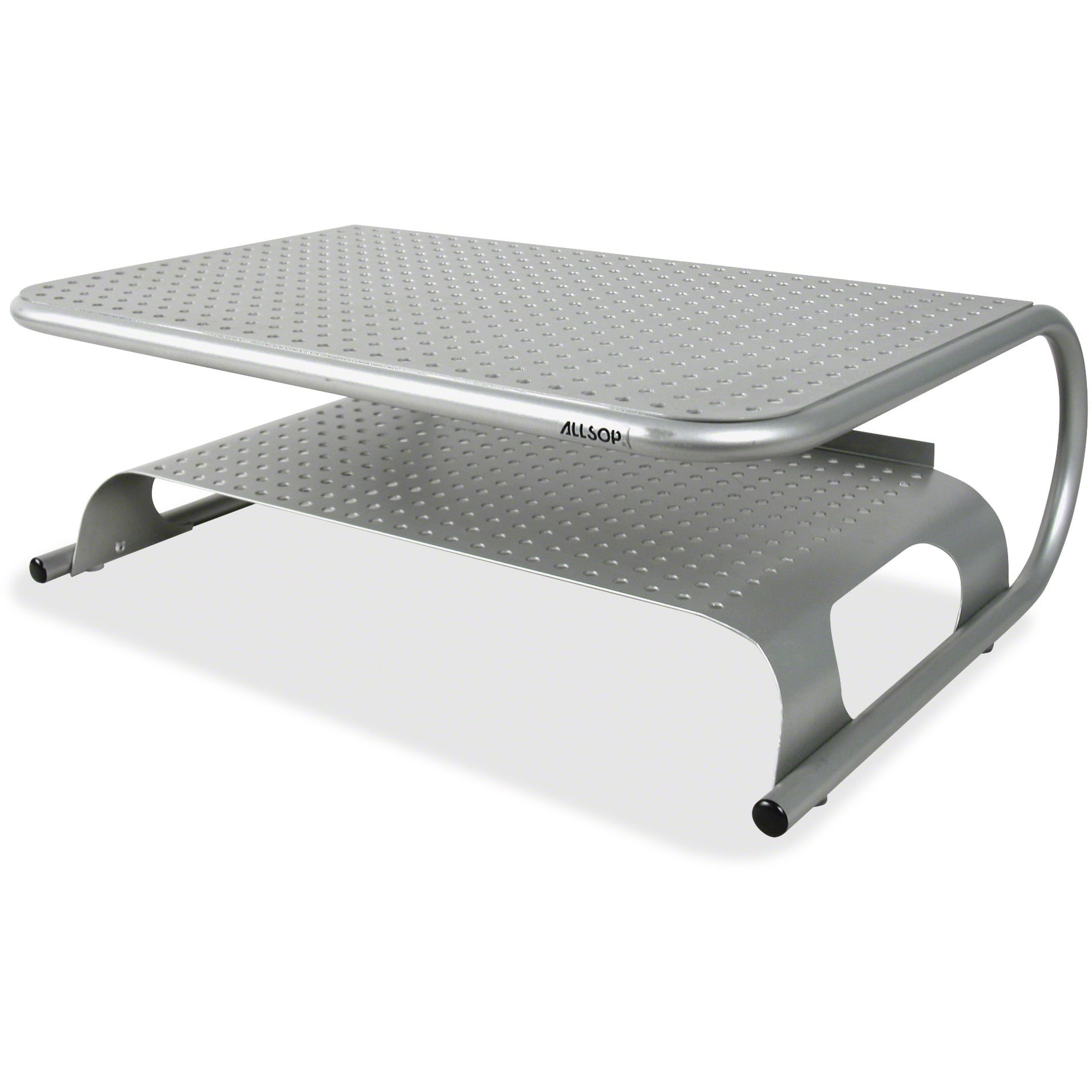 Metal Art Printer Stand 18 x 9.75 Wide Platform Pewter (27873