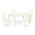 thumbnail image 2 of East West Furniture Dining Room Set Linen White, WECL5-WHI-C, 2 of 6