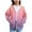 Hot Pink, variant on Cethrio Girls Zip up Hoodies Size 10-12, Long Sleeve Casual Spring Fall Gradient Print Girls Outerwear Hot Pink
