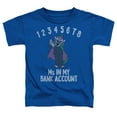thumbnail image 2 of Sesame Street Count My Bank Account Kids T Shirt (2) for Toddler Boys and Girls, Royal, 2 of 4