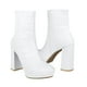 thumbnail image 1 of BOTINES STYLO MUJER 7423 SIMIPIEL BLANCO, 1 of 4