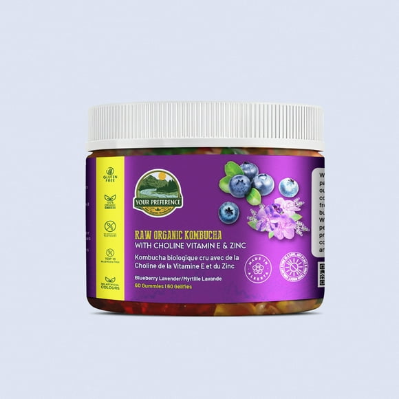 Your Preference Kombucha Vitamin Gummies - Choline, Vitamin E & ZINC ( Liver Health )