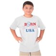 thumbnail image 4 of Popeye Born in the USA Proud American Crewneck T Shirts Boy Girl Teen Brisco Brands S, 4 of 5