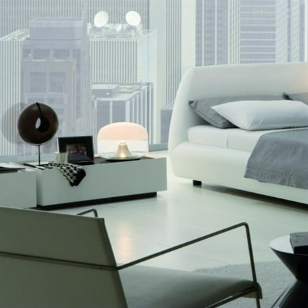 Rossetto Secret Large Night Stand With Glass in White