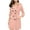 Pink, variant on Women's Plus Size Trench Coat Double-Breasted Waterproof Lapel Overcoat Stylish Pea Coat Khaki L(L)