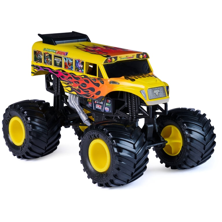 Monster Jam Classroom Crusher Collectible Monster Truck, 1:24