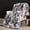 Tie Dye Grey, variant on Faux Throw Blanket for Couch, Fuzzy Bubble Blanket for Sofa Bed Living Room, Decor Soft Cozy Gifts for Women Men, 50x60" Tie Dye Grey