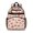 Mushroom and Character Pink Pattern-1, variant on Mushroom and Chanterelle Cream Pattern Cute School Backpack Bag for School with Padded Back and Adjustable Shoulder Straps 15.25"x11.5"x5.25"