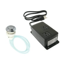 Kingston Brass KATDK311 Gourmetier Dual Outlet Garbage Disposal Air Switch Kit, Polished Chrome