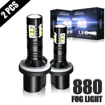 Fit Gmc Yukon Denali 2000-2006 - 2Pc 880 Led Fog Lights Bulbs 6000K White Easy Install Halogen Replacement
