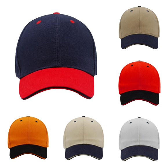 LiuXxxx Unisex Summer Baseball Caps for Outdoor Sports Adjustable Snapback Hats Lightweight Breathable Visor Sun Headwear Navy