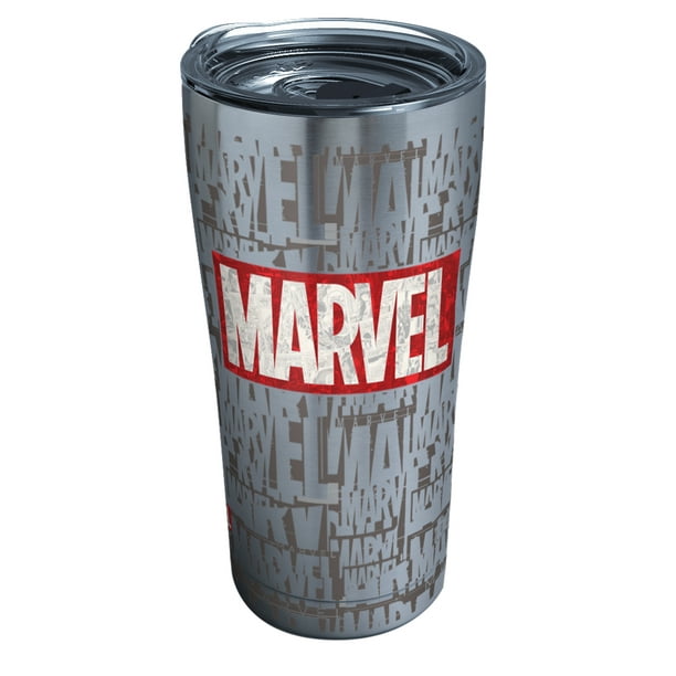 Tervis Triple Walled Marvel Insulated Tumbler Cup Keeps Drinks Cold & Hot, 20oz Stainless