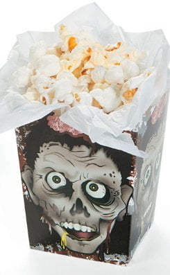 24 Count Halloween Zombie Head Mini Popcorn Boxes