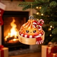 thumbnail image 6 of Glitter Acrylic Dumpling Squishies Ornament 2026 for Christmas Tree Decor, Cute Dumpling Christmas Hanging Xmas Tree Decor Gift for Family, 6 of 6