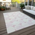 thumbnail image 6 of Addison Rugs Chantille Indoor/Outdoor Transitional Circles Pink Washable Rectangle Rug, 8' x 10', 6 of 6