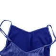 thumbnail image 6 of Htigea Basic Women's Silk Tank Top Ladies V-Neck Camisole Silky Loose Sleeveless Blouse Satin Tank Shirt Blue,2XL, 6 of 6