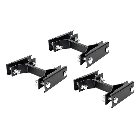 S SERENABLE Deck Umbrella Clamp Mount Parasol Beach Bracket Attach Railing Fence Benches 3pcs Iron Type