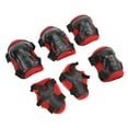thumbnail image 1 of Roller Skating Protective Gear, Good Cushioning Knee Elbow Pad Guards  For Outdoor Sports Red, 1 of 8