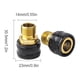 thumbnail image 4 of Adaptadores de pedales de repuesto Yuarrent extensor de pedal conector de manivela dorado, 4 of 6