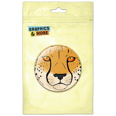 

Cheetah Face Safari Refrigerator Button Magnet