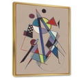 thumbnail image 3 of Designart 'Abstract Compositions Of Colored Geometric III' Modern Framed Canvas Wall Art Print, 3 of 5