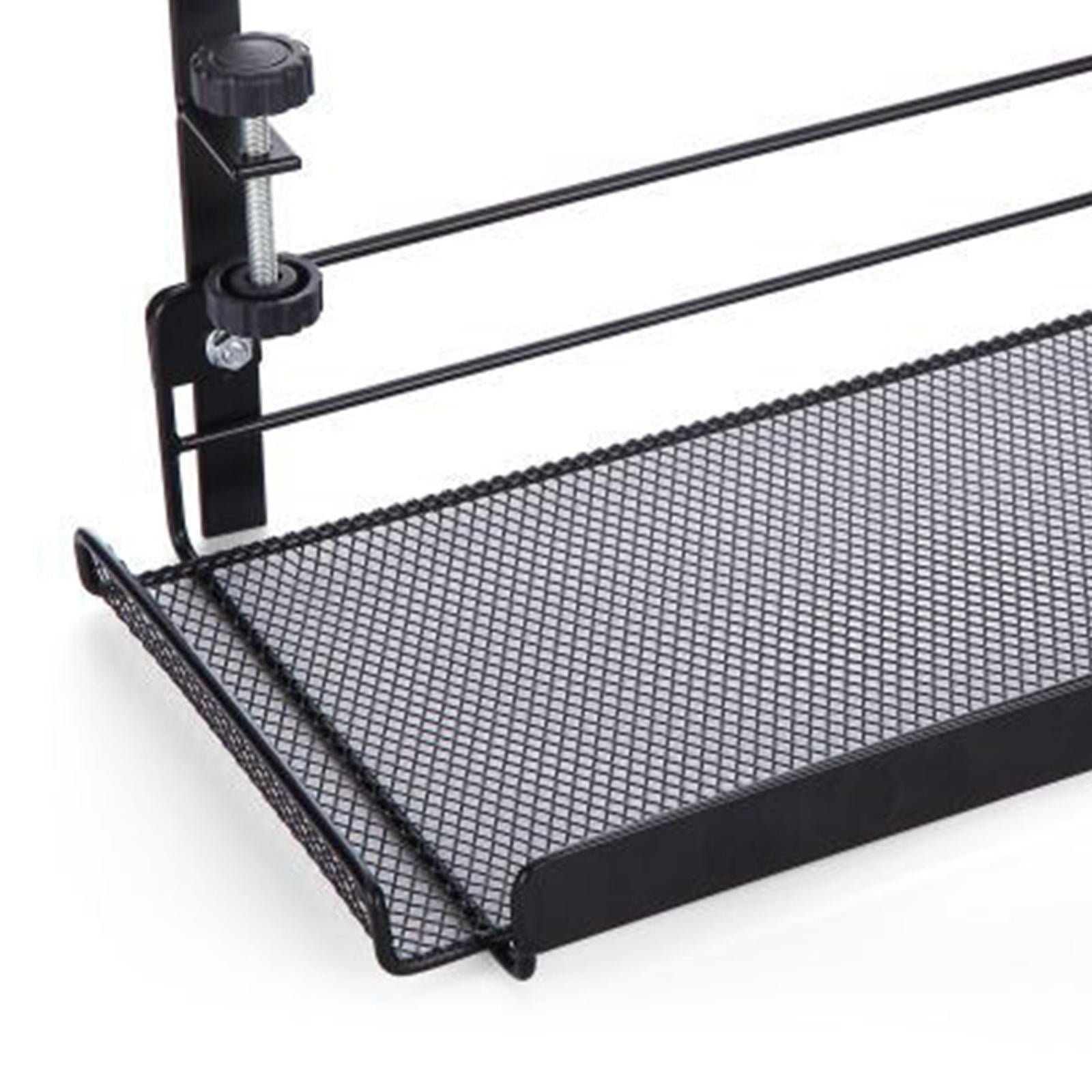 TISHITA under Desk Cable Management Tray Cable Tray No Drill Desk Cable Management Large Space Cable Holder Wire Organizer for School
