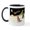 White/Black Inside, variant on CafePress - Night Flight/Golden 12 Mug - 11 oz Ceramic Mug - Novelty Coffee Tea Cup