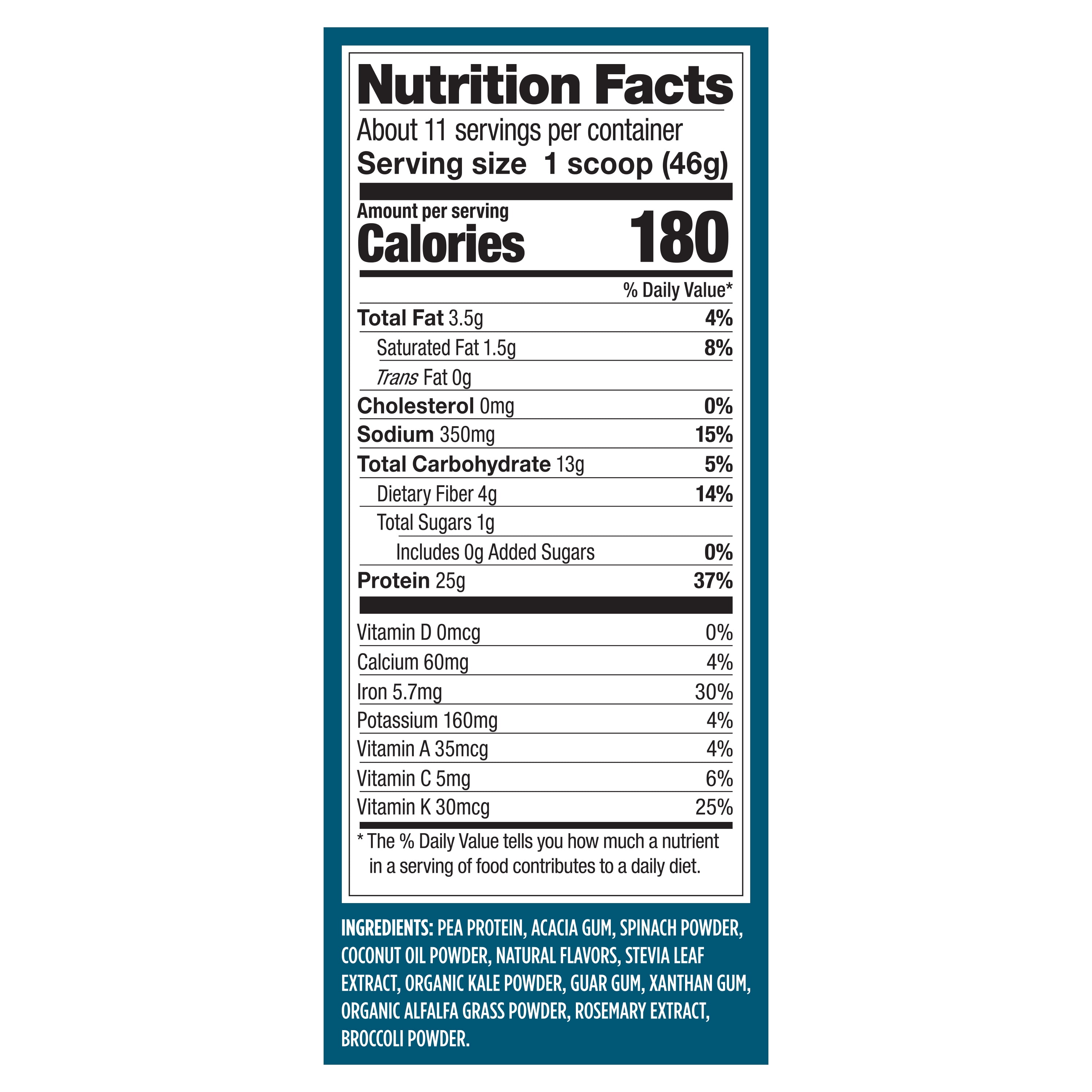 VEGA PROTEIN AND GREENS VANILLA 25g
