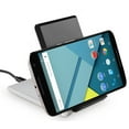 thumbnail image 5 of WIRELESS CHARGER STAND, SILVER BLACK 3-COIL CHARGING PAD FOLDING ADJUSTABLE STAND FOR PHONE, 5 of 11