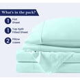 thumbnail image 3 of Top Split Queen Sheet Set for Adjustable Beds – 100% Egyptian Cotton, 800 Thread Count, 4-Piece Bed Sheets, Deep Pockets Fit up to 18", White Solid, Split 28" from Top, 3 of 5