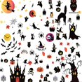 thumbnail image 4 of NETSENG 2 Revêtements de Fenêtre, Double Face, Décorations de Fenêtre Spider Bat Ghost, 4 of 5