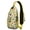 Camel-27, variant on Paisley Chic Vintage Crossbody Bag – Pattern Boho Retro Ethnic Floral – Abstract Decorative Mandala Exotic Bohemian Rustic Design – Lightweight & Durable