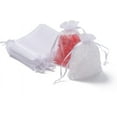 thumbnail image 1 of Bolsas de organza genéricas: 10 unidades de 9 x 7 cm de alta densidad para popurrí, joyas, regalos, fiestas, festivales navideños, baños, jabones, maquillaje y artículos de envoltura., 1 of 4