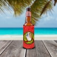 thumbnail image 2 of Carolines Treasures SS4181MUK Bulldog English Cristmas Wreath Ultra Hugger for slim cans Slim Can multicolor, 2 of 6