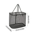 thumbnail image 3 of Todaioua Mesh Shower Caddy Bag Portable Hanging Toiletry and Bath Organizer for Travel, Gym, Camping, College Dorms, Beach, 3 of 6