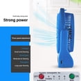 thumbnail image 7 of Qholemyo 1200mAh Rechargeable Mini Desk Fan Quiet Portable Cooling Fan With LED Light For Office Bedroom, 7 of 7