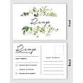 thumbnail image 3 of Inkdotpot 50 Blank RSVP Postcards Greenery Print 4"X6" Response Cards,RSVP Reply Card For Wedding,Bridal Shower,Baby Shower, 3 of 5