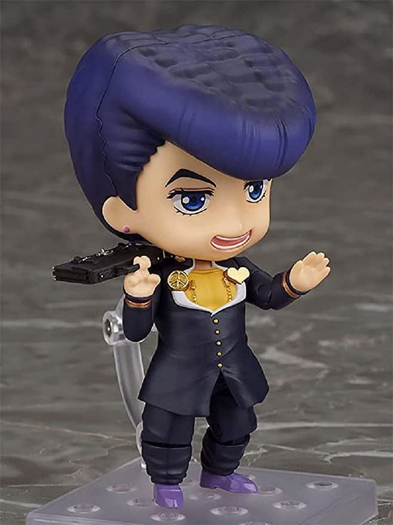 Q Version JoJo's Bizarre Adventure: Higashikata Josuke Accessories Replaceable Anime Figure Gaming Nendoroid Action Figures Desktop Figures