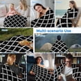 thumbnail image 5 of Modern Black Geometric Cooling Blanket,Lightweight Breathable Summer Throw Blanket with Double Sided Cold Effect,Abstract Art Morocco Aesthetic Picnic Blankets Bed Sheet for Hot Sleepers 30"x40", 5 of 8