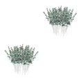 thumbnail image 4 of mmirethe Artificial Eucalyptus Stems Plastic Leaves Decor Xmas for Home 36 Pcs 38cm 2Set, 4 of 6