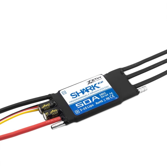 ESC ZTW Shark G2 50A Brushless Impermeable Bidireccional