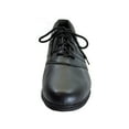 thumbnail image 2 of 24 HOUR COMFORT Kat Wide Width Lace Up Comfort Leather Shoes BLACK 10.5, 2 of 6