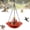 Orange, variant on LEJHVAQK Solar Cascade Hanging Bird Bath Fountain with Solar Powered Cascade Water Feature, Outdoor Garden Bird Bath Fountain for Patio Backyard Yard Decor, Decorative Hanging Fountain for Birds