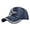 Dark Blue, variant on Gyujnb Unisex Throwback Washed Denim Baseball Cap with Heart Rhinestone Detail for Casual Daily Wear,One Size