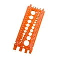 thumbnail image 2 of LOVIVER Nut Bolt Drill Bit Thread Multipurpose Easy to Read Utility Tool Size Gauge inch Orange, 2 of 8