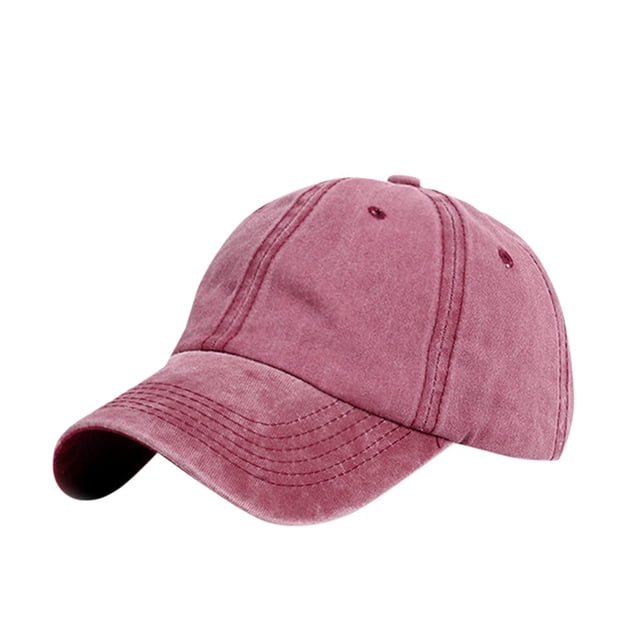 WZXFASHION Visière de Baseball Unisexe avec Chapeau, Chaussures et Accessoires, Rouge Vin, Taille Unique