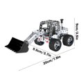 thumbnail image 3 of ​194pc Metal Engineering Model Kit - DIY Bulldozer Assembly w/ Real Tools ,STEM Building Project for Teens & Adults 14+​​ Silver, 3 of 7
