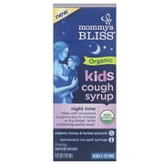 Mommy's Bliss Kids, Organic Cough Syrup, over the Counter Medicine, Night Time, 4 fl oz