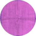 thumbnail image 1 of Ahgly Company Indoor Round Abstract Pink Modern Area Rugs, 8' Round, 1 of 4